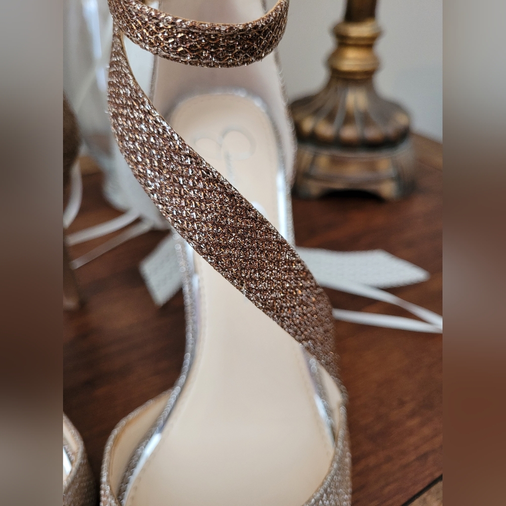 Jessica Simpson Sparkle Glitter Ombre Heels - Picture 8 of 15